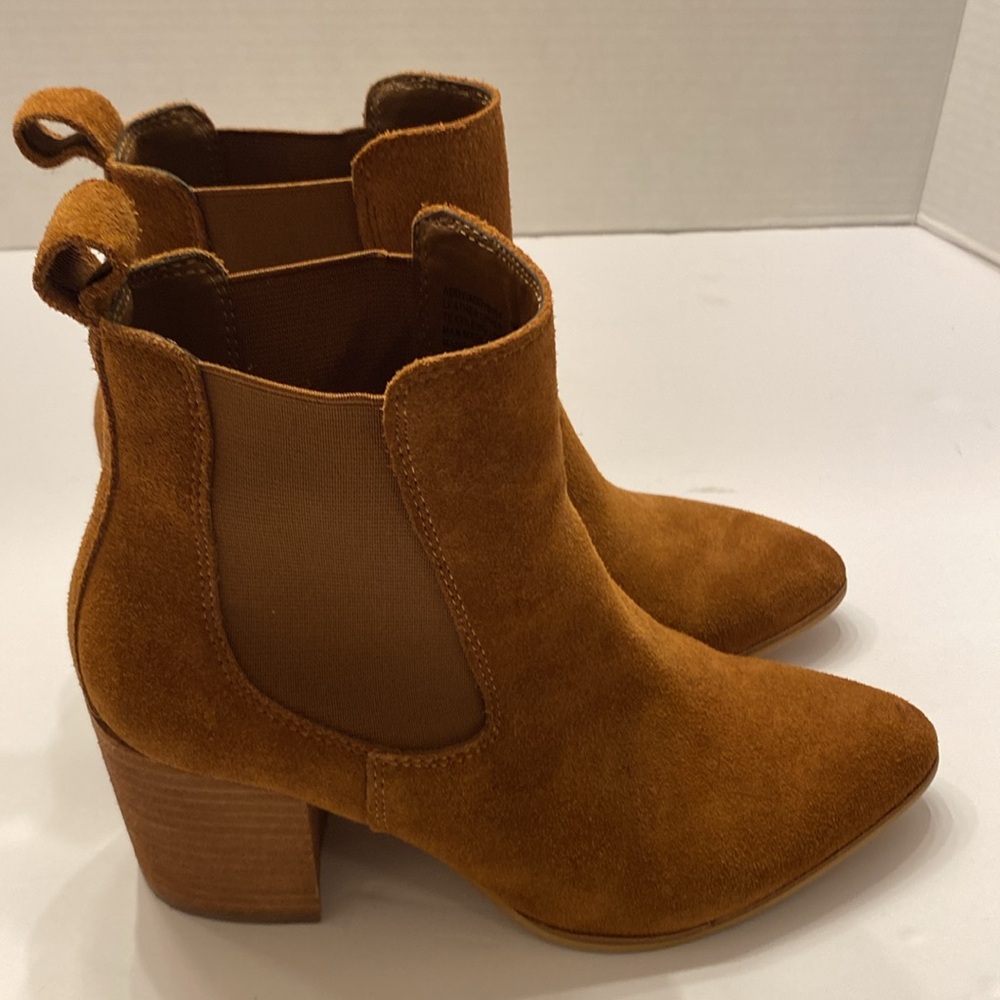 STEVE MADDEN, Style: ADDY, Leather Ankle Boots, Size: 6M, Color: Cognac - Picture 10 of 13